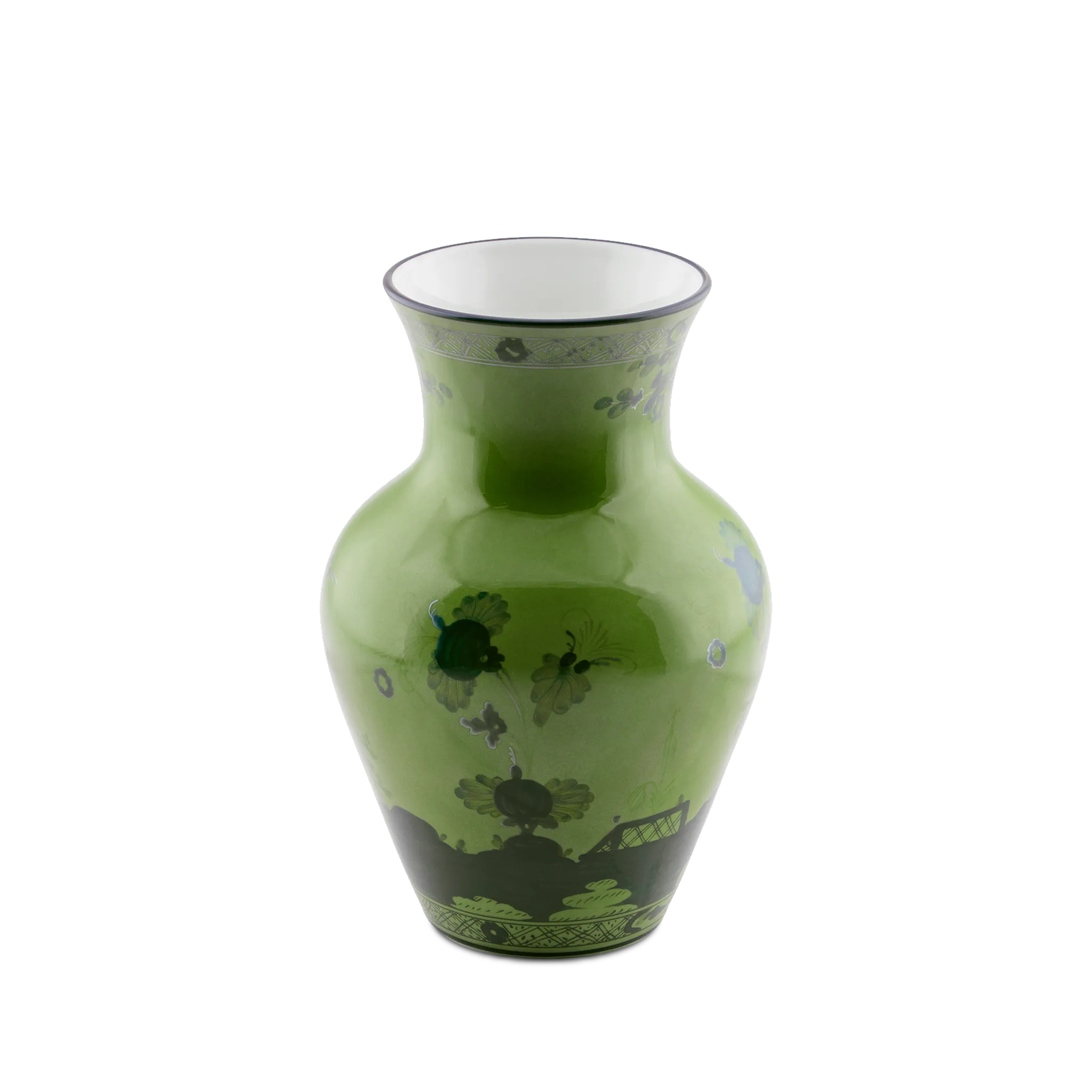 Vaso Médio Oriente Italiano Malachite.