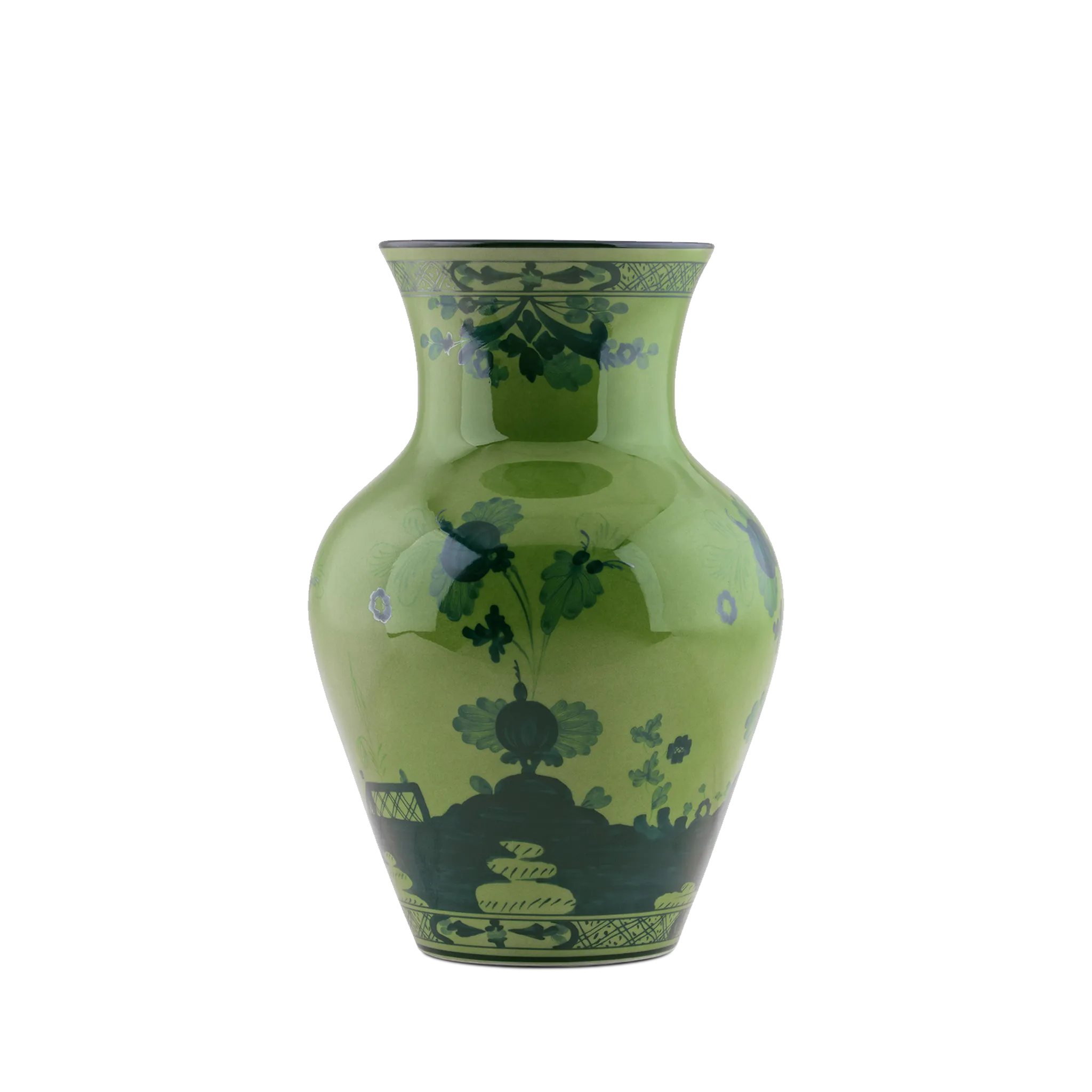 Lado do Vaso Médio Oriente Italiano Malachite.