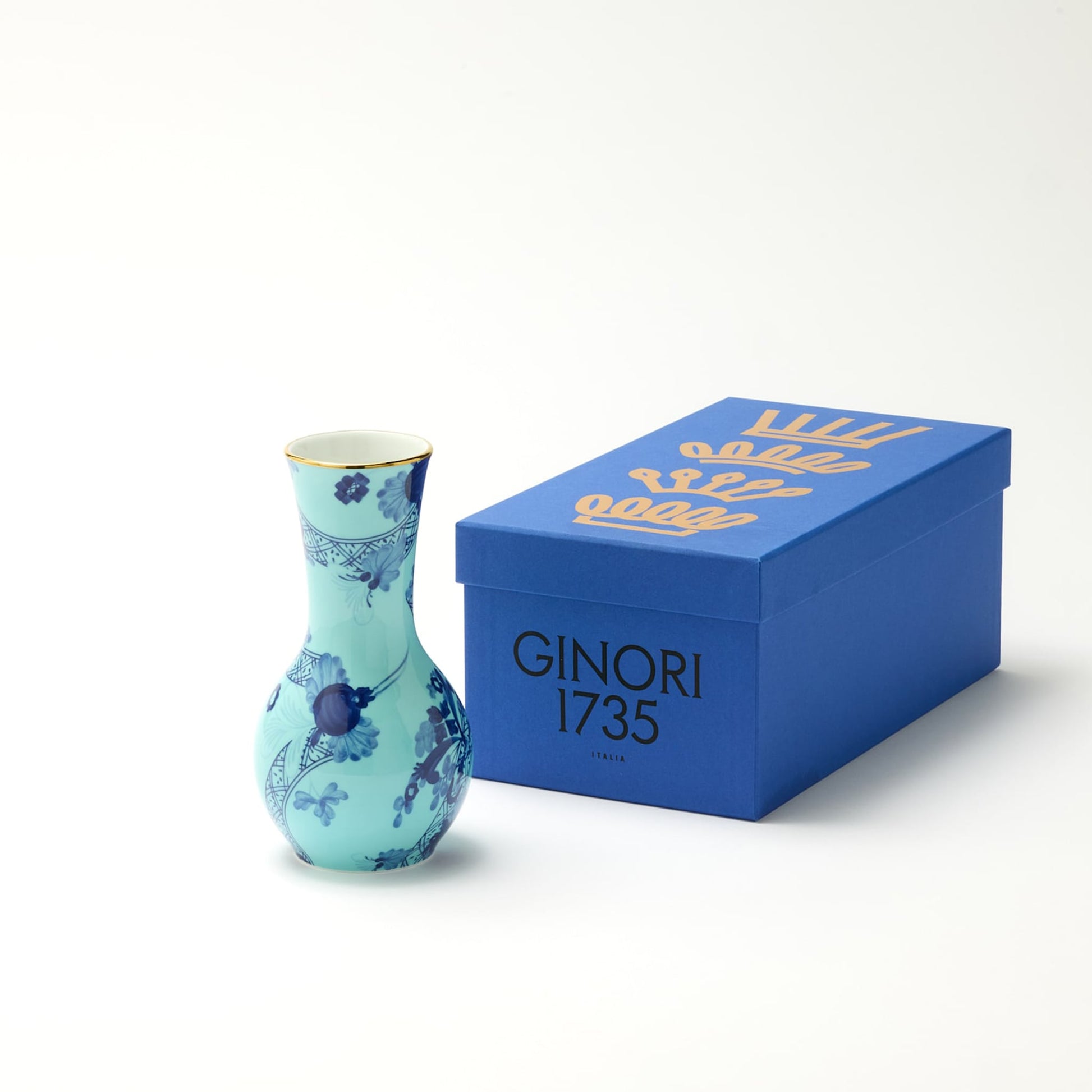 Caixa do Vaso Tulipa Oriente Italiano Íris.