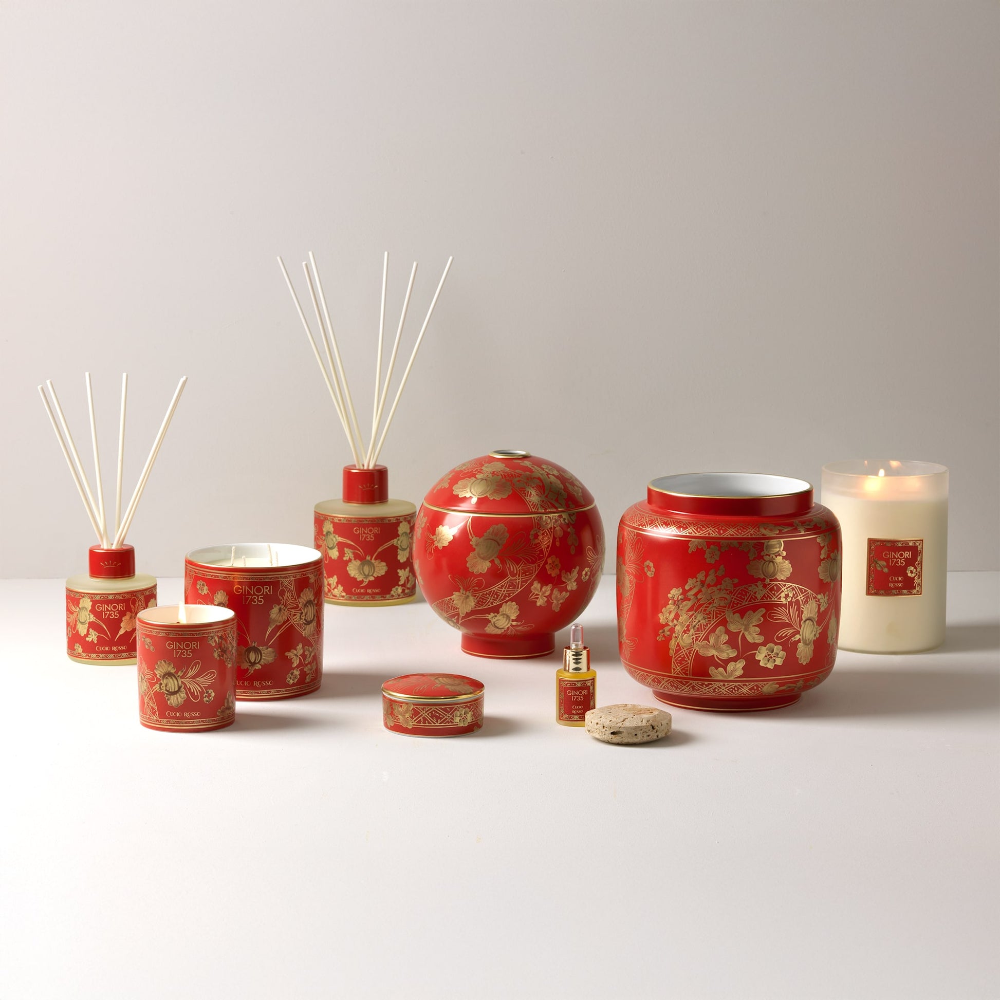 Coleção perfumaria Oriente Italiano Rubrum.