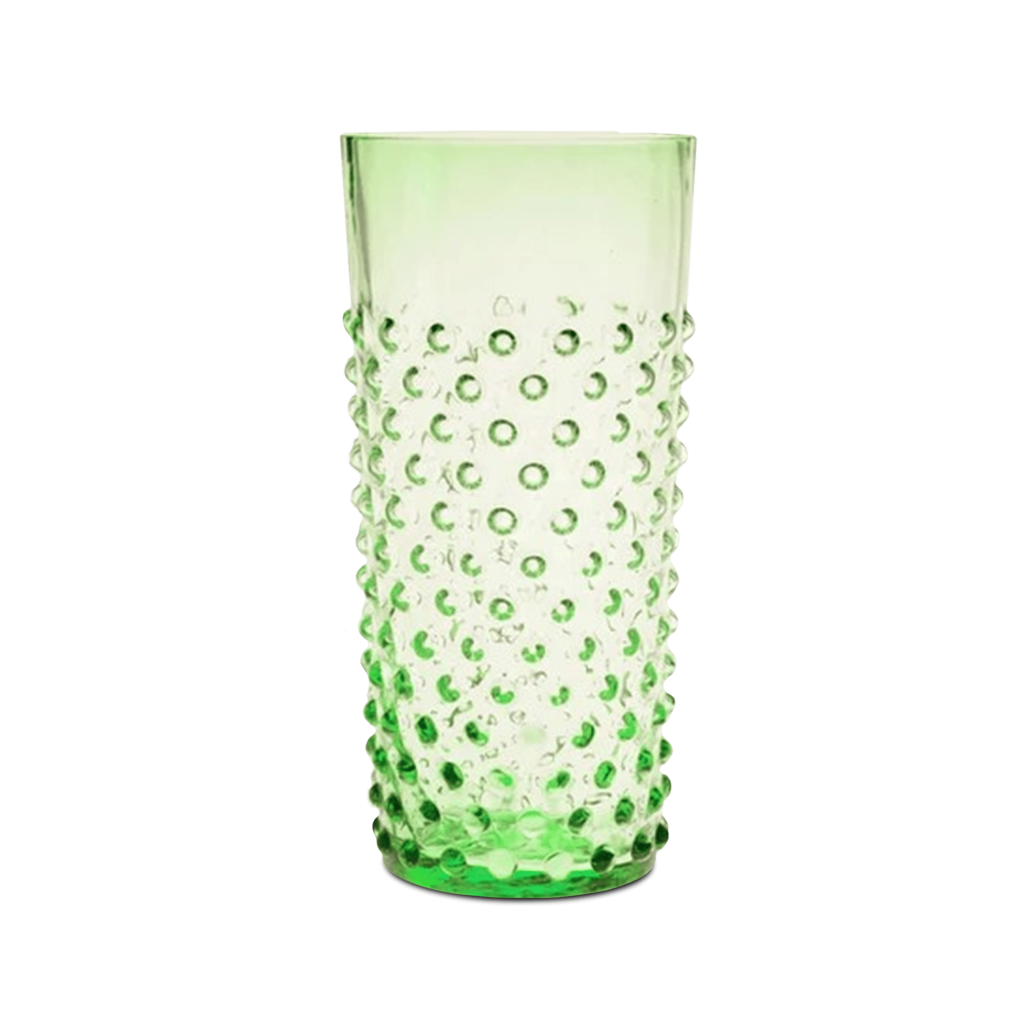 Copo Longo Hobnail Verde Claro.