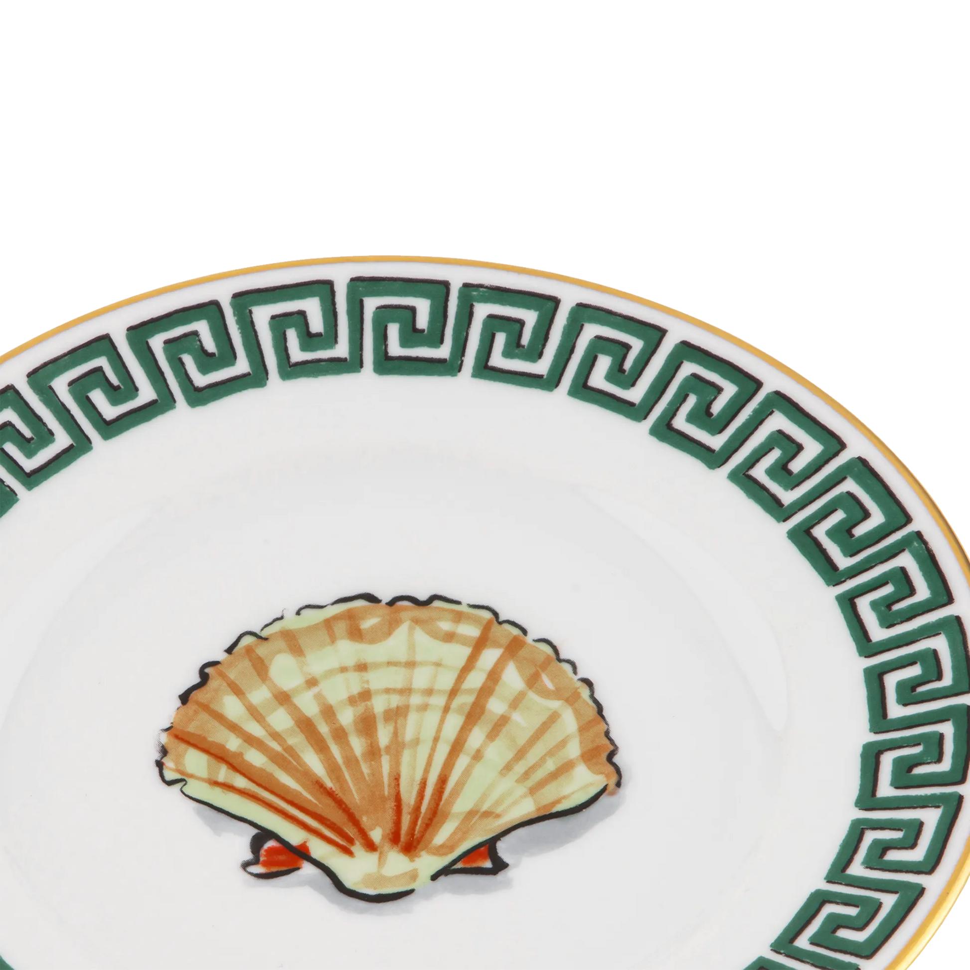 Detalhe do Prato Pão Viaggio Di Nettuno Branco.