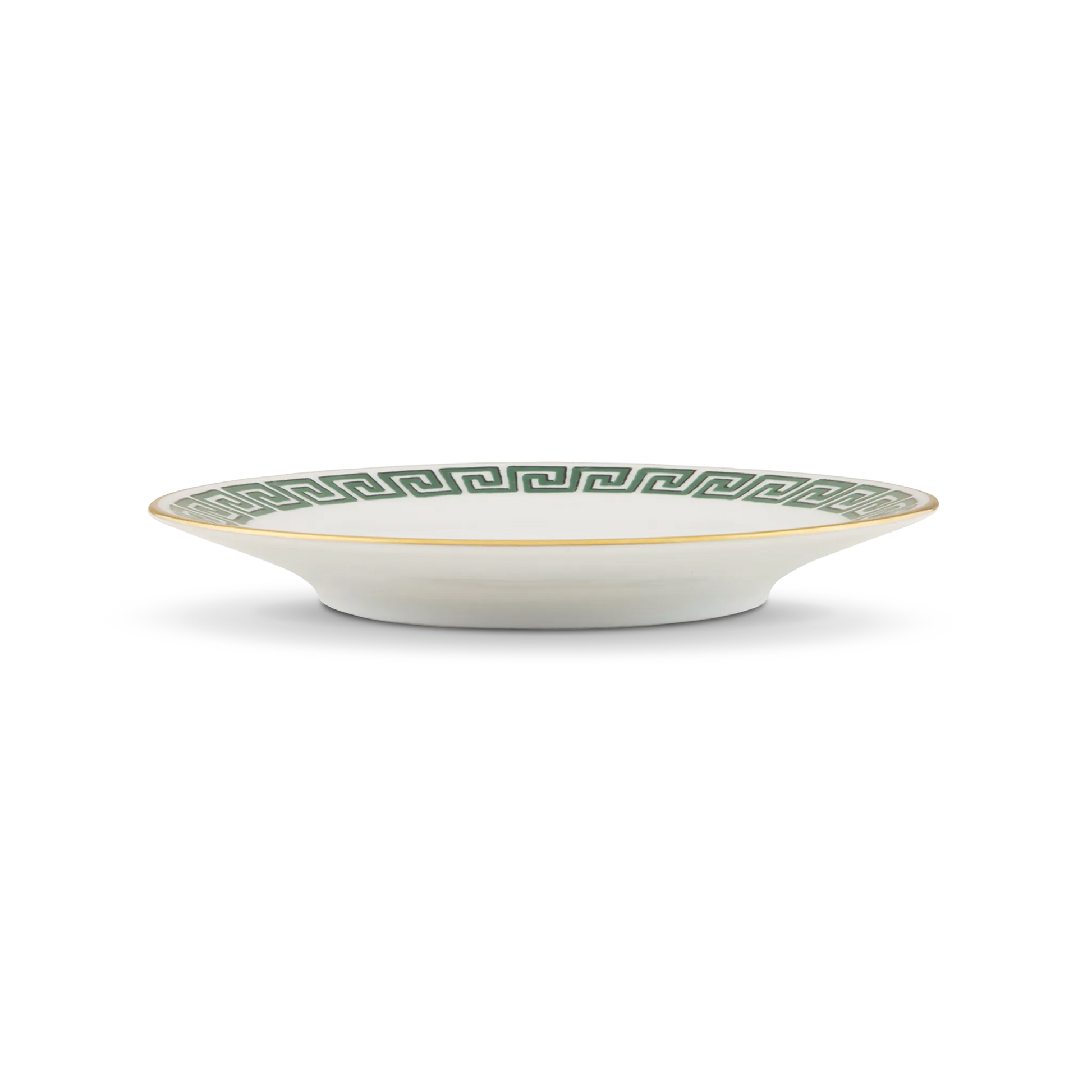 Vista lateral do Prato Pão Viaggio Di Nettuno Branco.