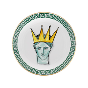 Vista frontal do Prato Raso Viaggio Di Nettuno Branco.