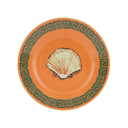 Vista frontal do Prato Pão Viaggio Di Nettuno Laranja.