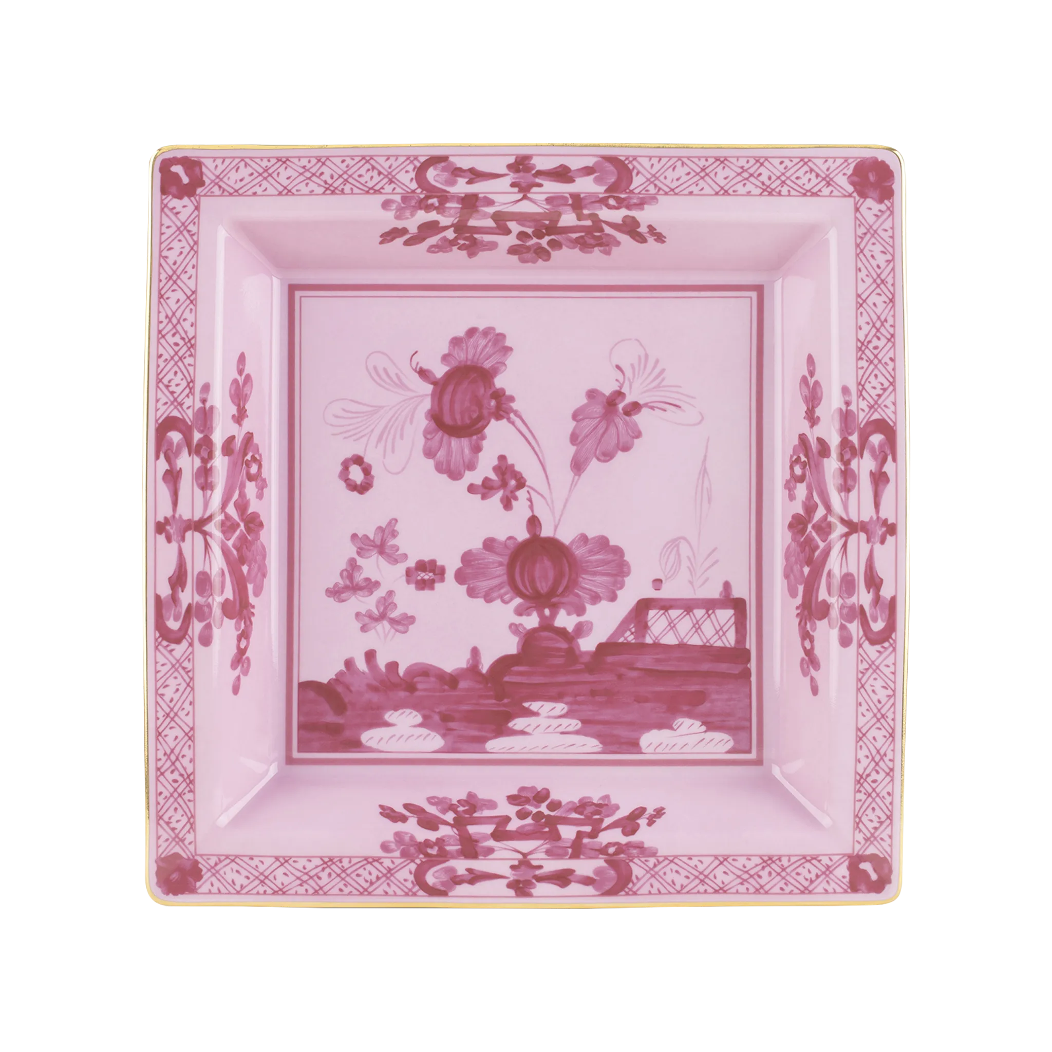 Vista frontal do Vide Poche Oriente Italiano Porpora.