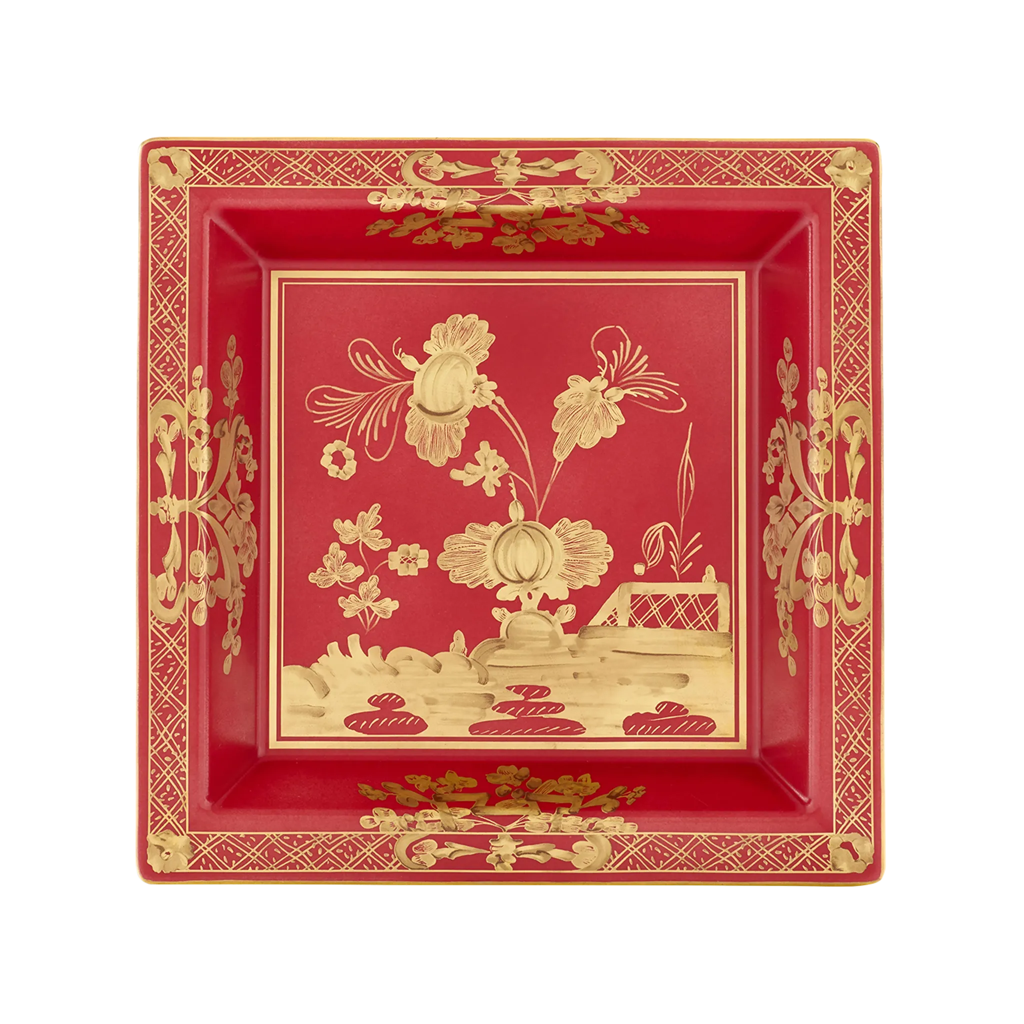 Vista frontal do Vide Poche Oriente Italiano Rubrum.