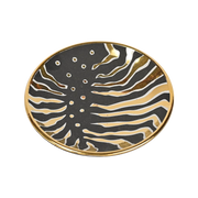 Vista frontal do Vide Poche Tiger Lines Preto.