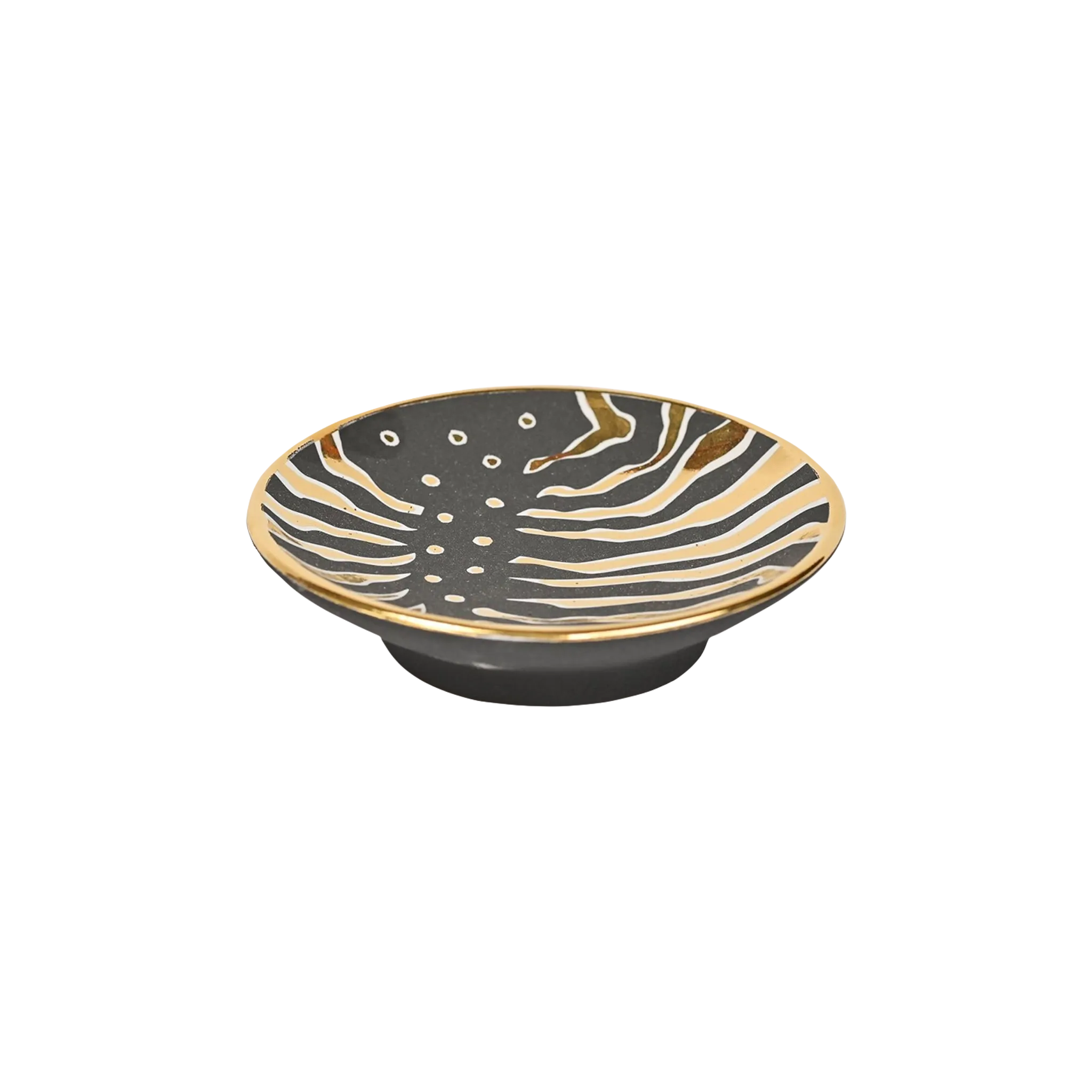 Vide Poche Tiger Lines Preto.