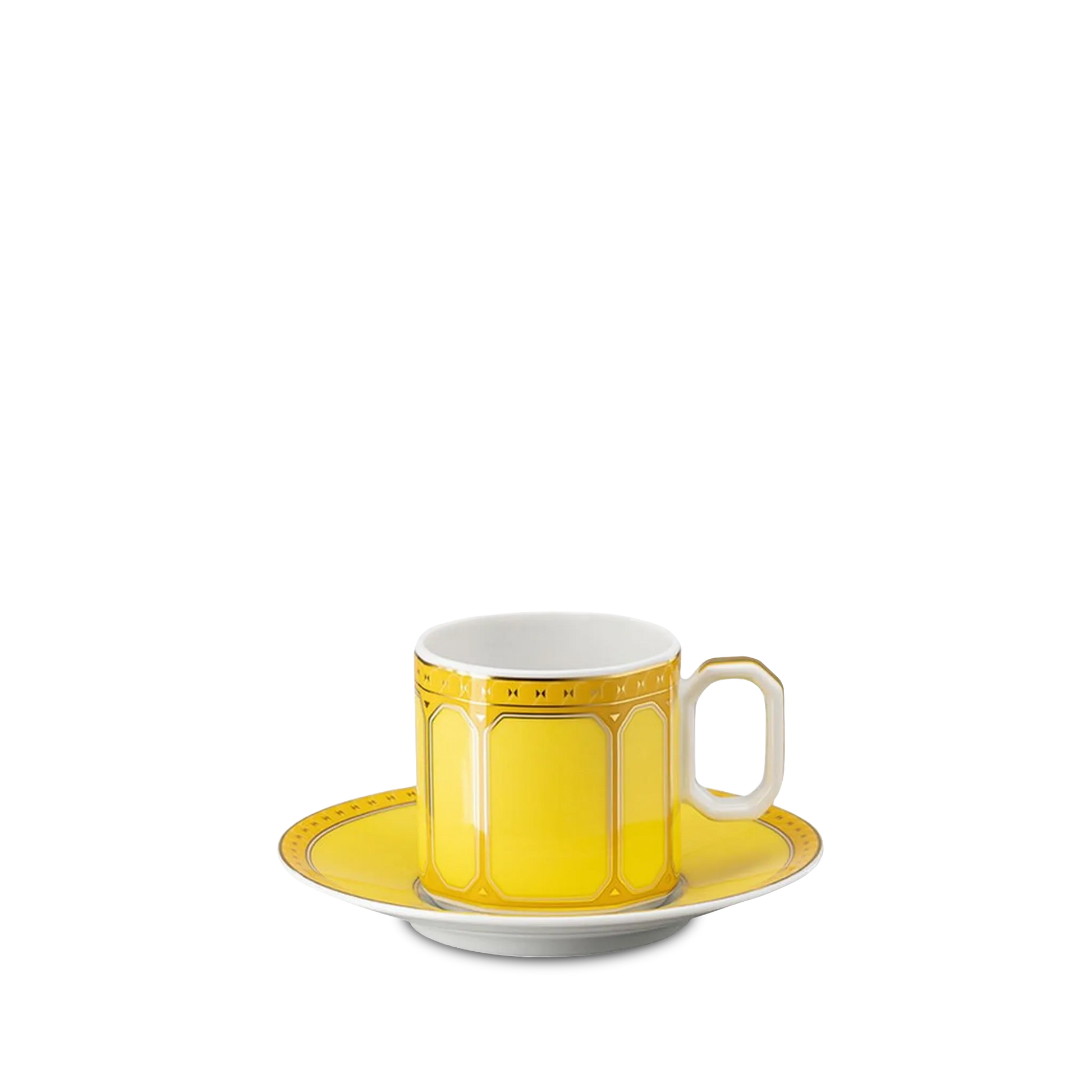 Xícara de Café Swarovski Amarelo.
