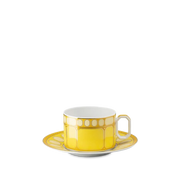 Xícara de Chá Swarovski Amarelo.