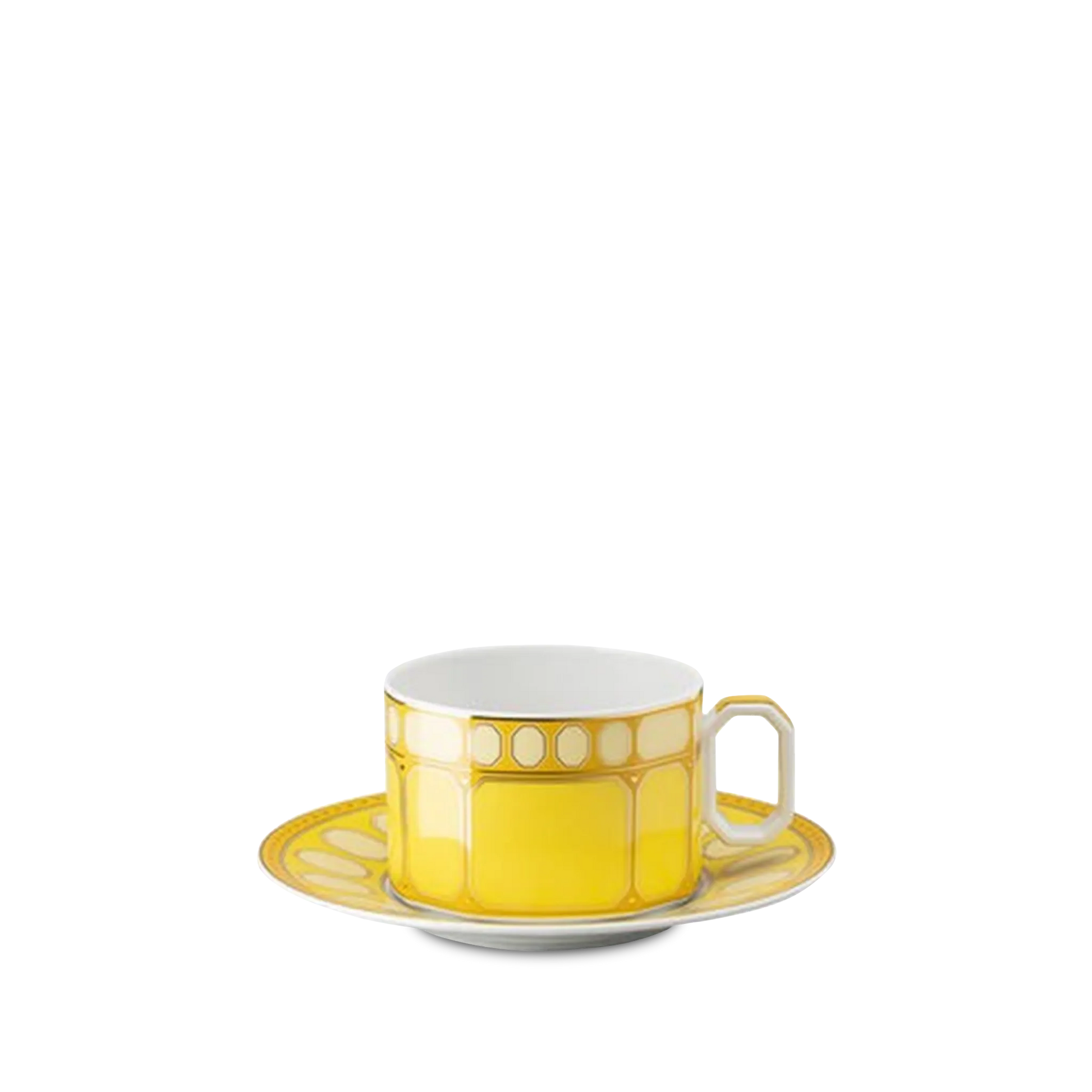 Xícara de Chá Swarovski Amarelo.