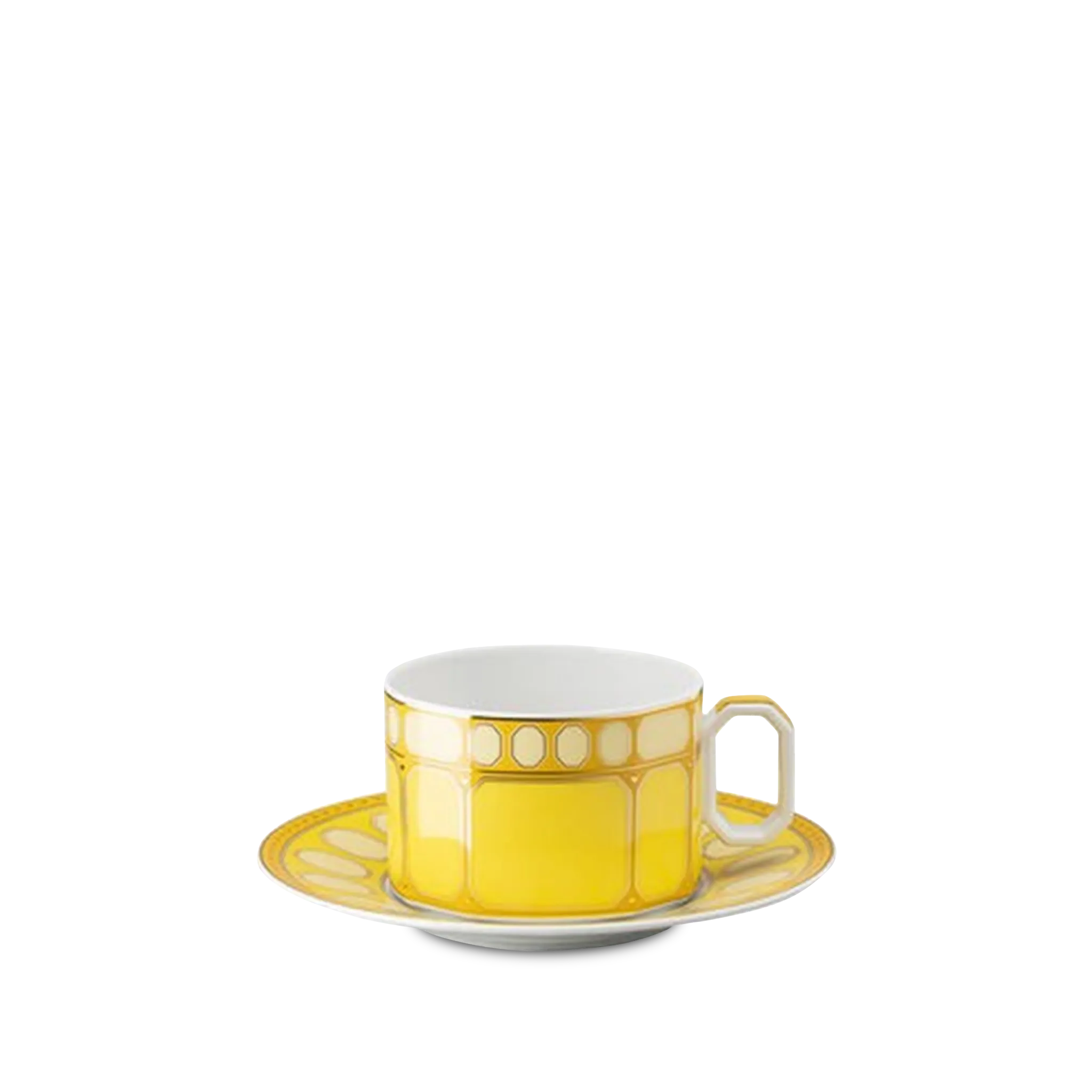 Xícara de Chá Swarovski Amarelo.