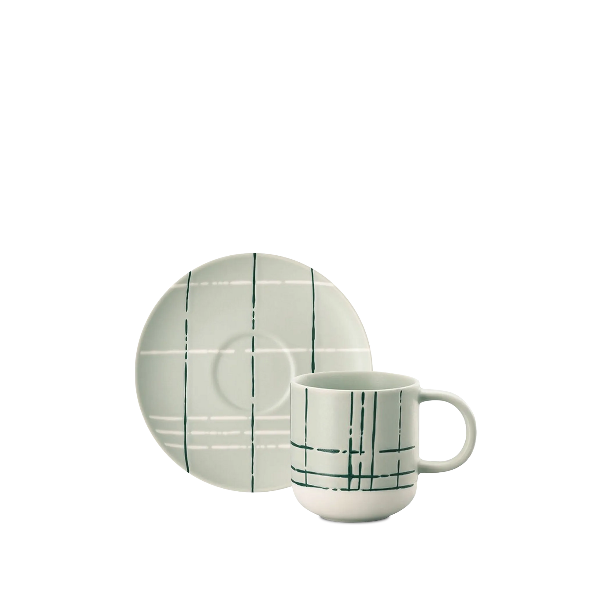 Xícara de Café Karo Verde Claro.