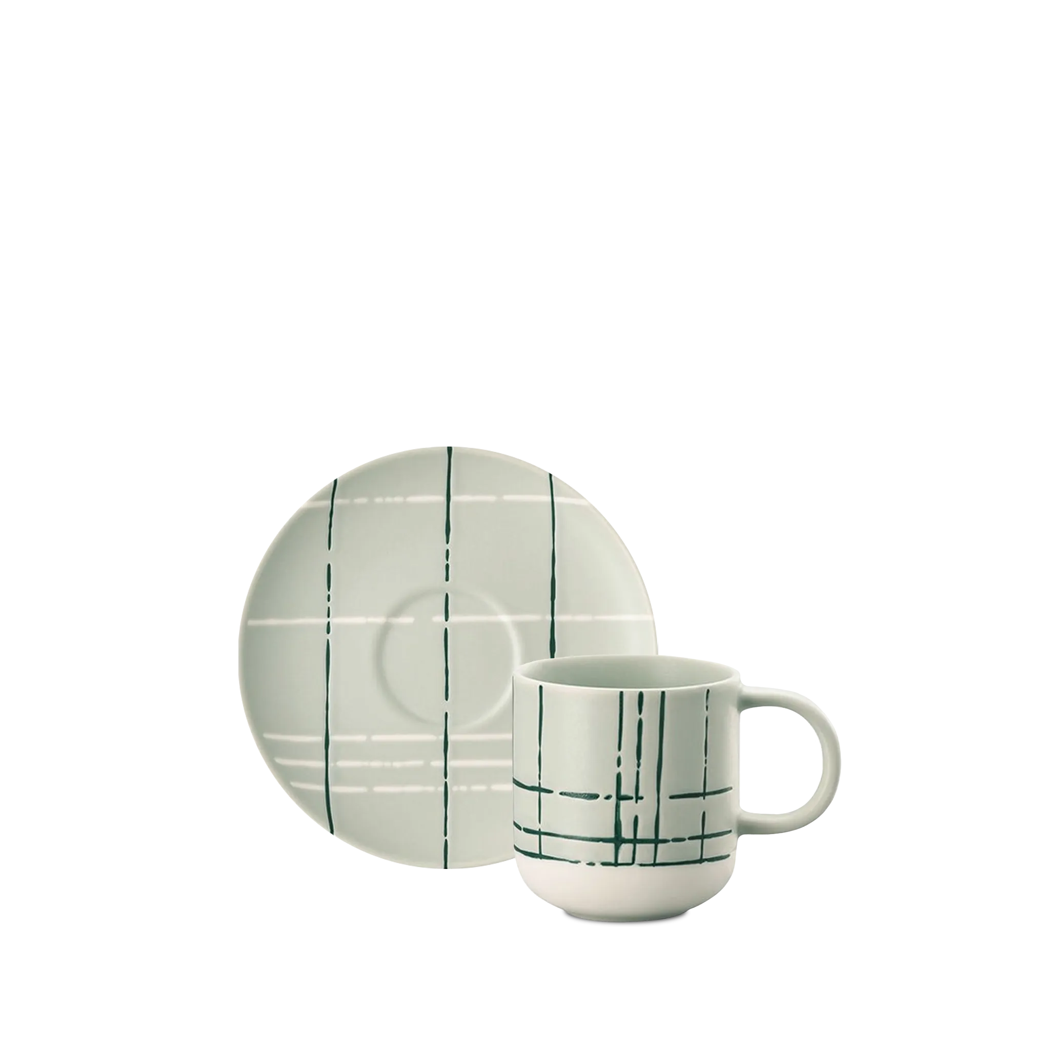 Xícara de Café Karo Verde Claro.