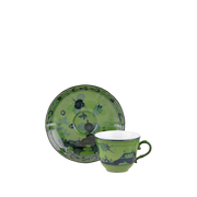 Xícara de Café Oriente Italiano Malachite.