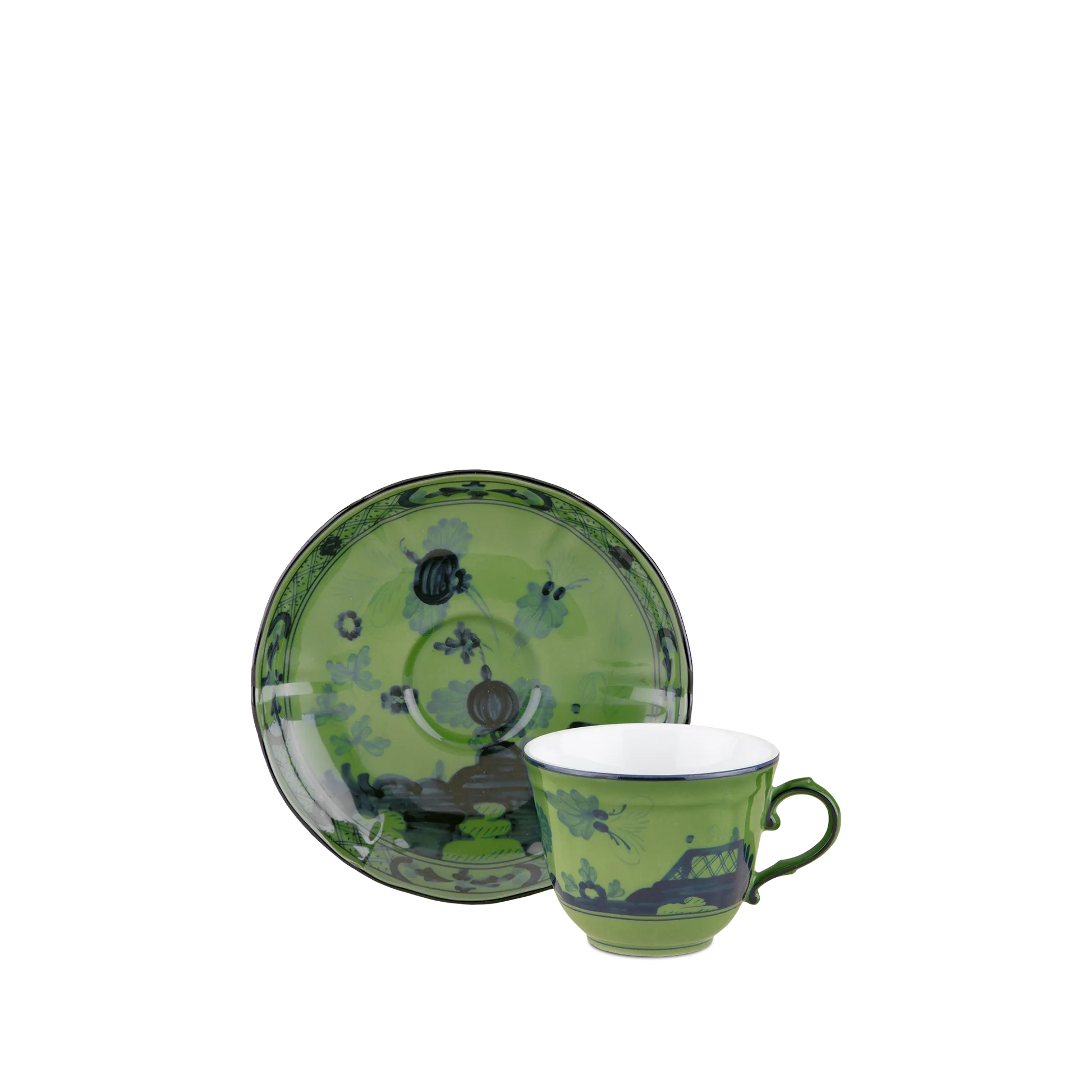 Xícara de Café Oriente Italiano Malachite.