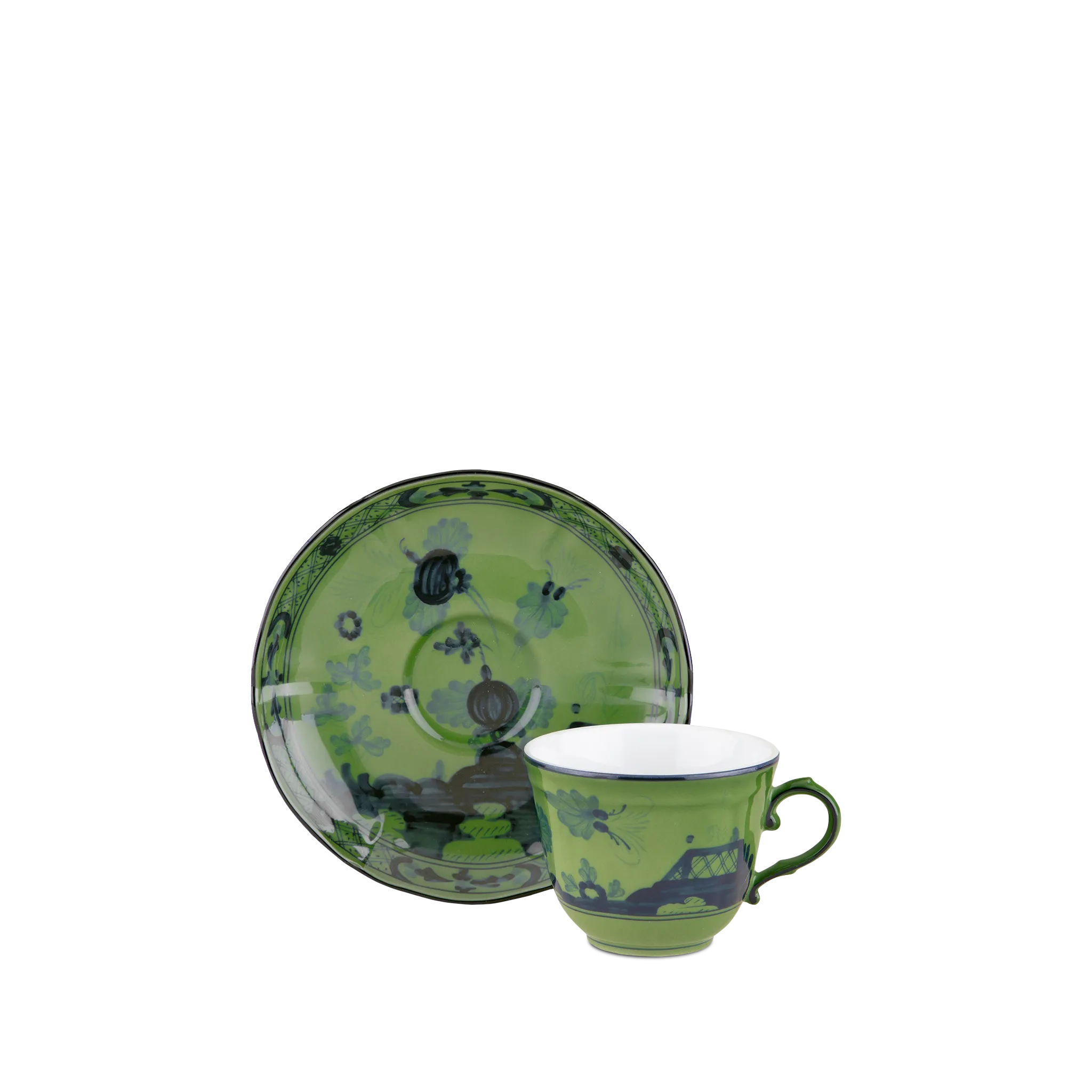 Xícara de Café Oriente Italiano Malachite.