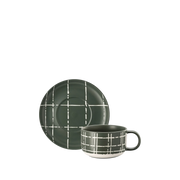 Xícara de Chá Karo Verde Escuro.