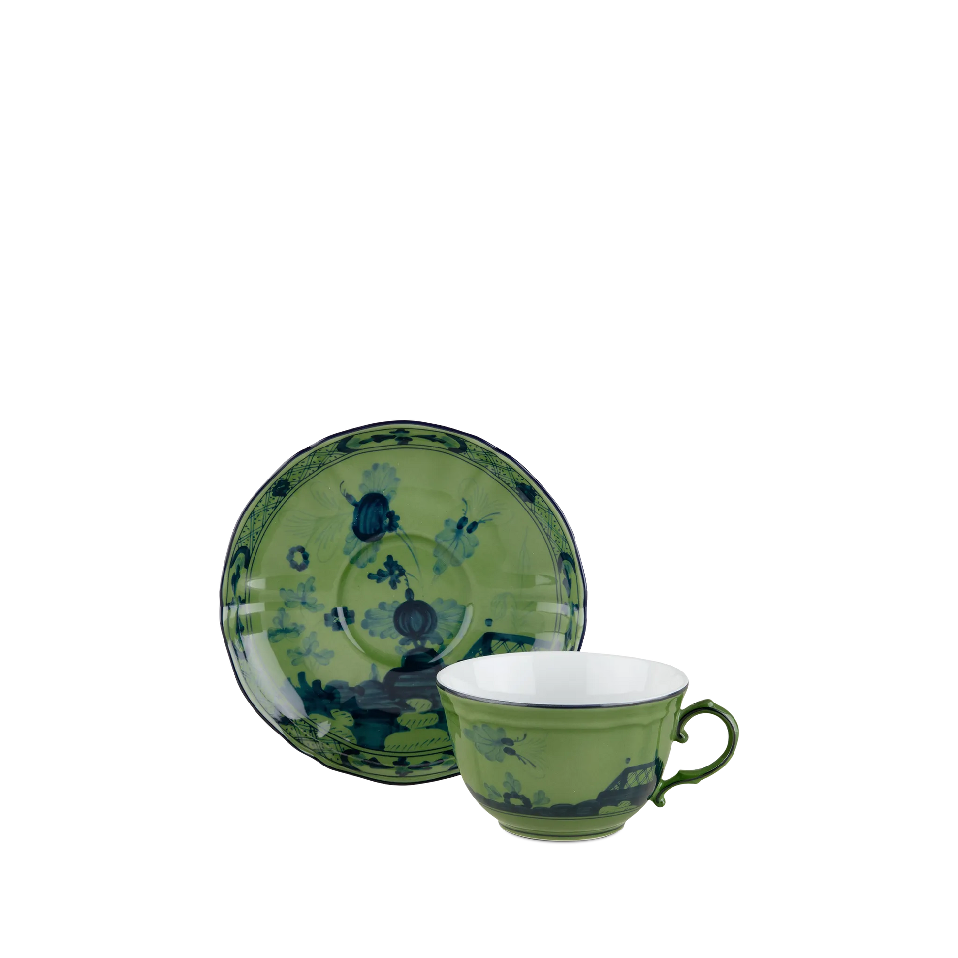 Xícara de Chá Oriente Italiano Malachite.