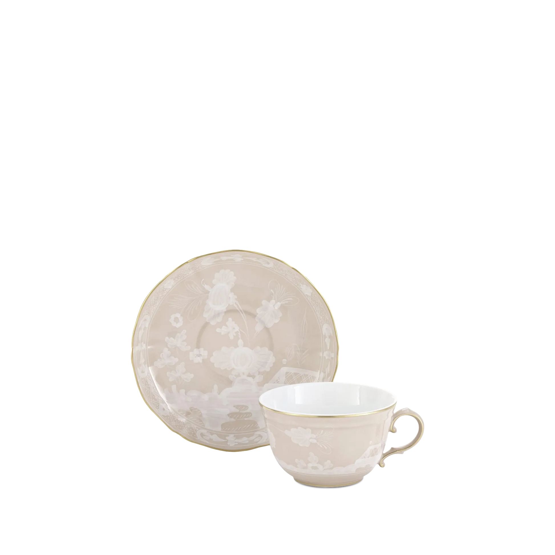 Xícara de Chá Oriente Italiano Meringa.