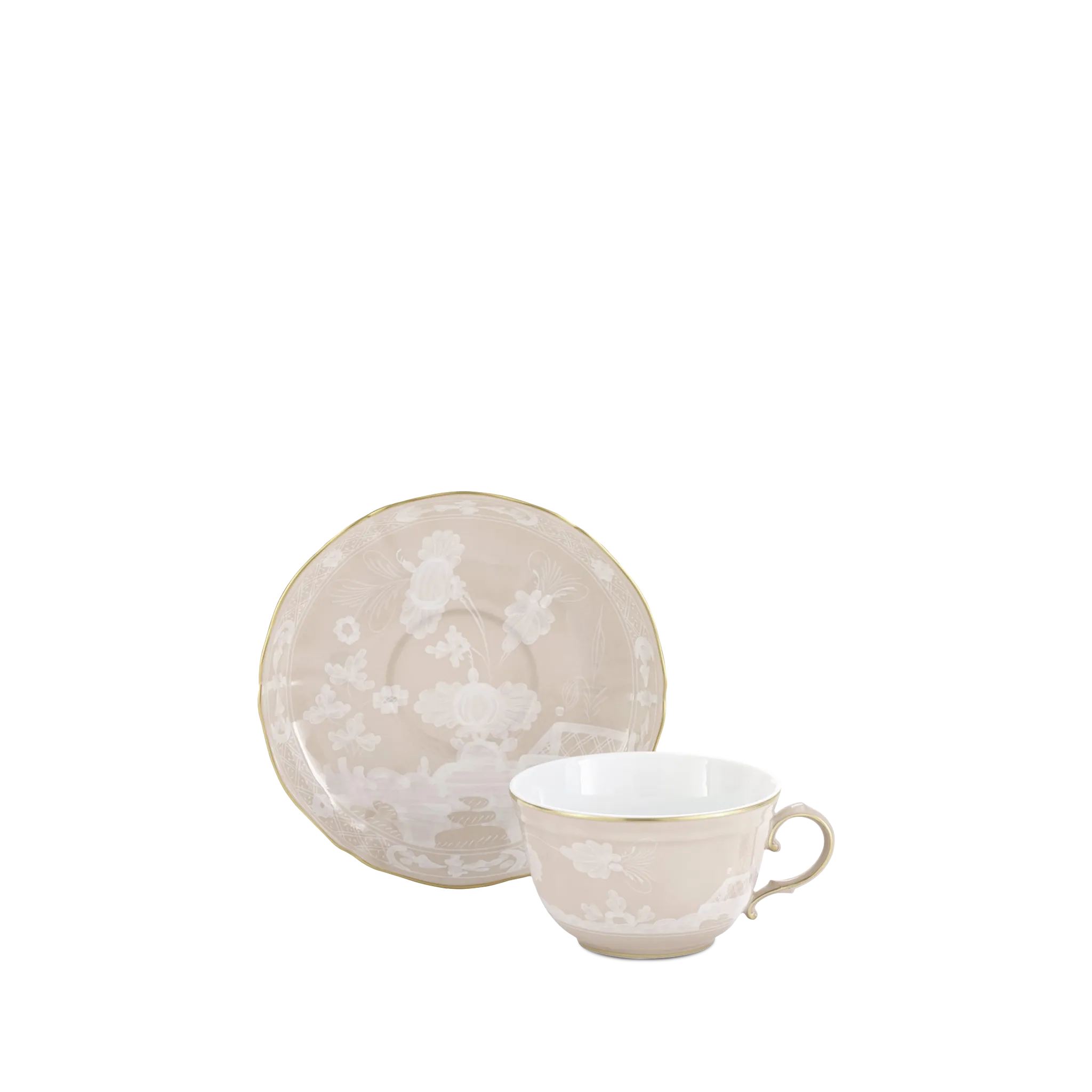 Xícara de Chá Oriente Italiano Meringa.