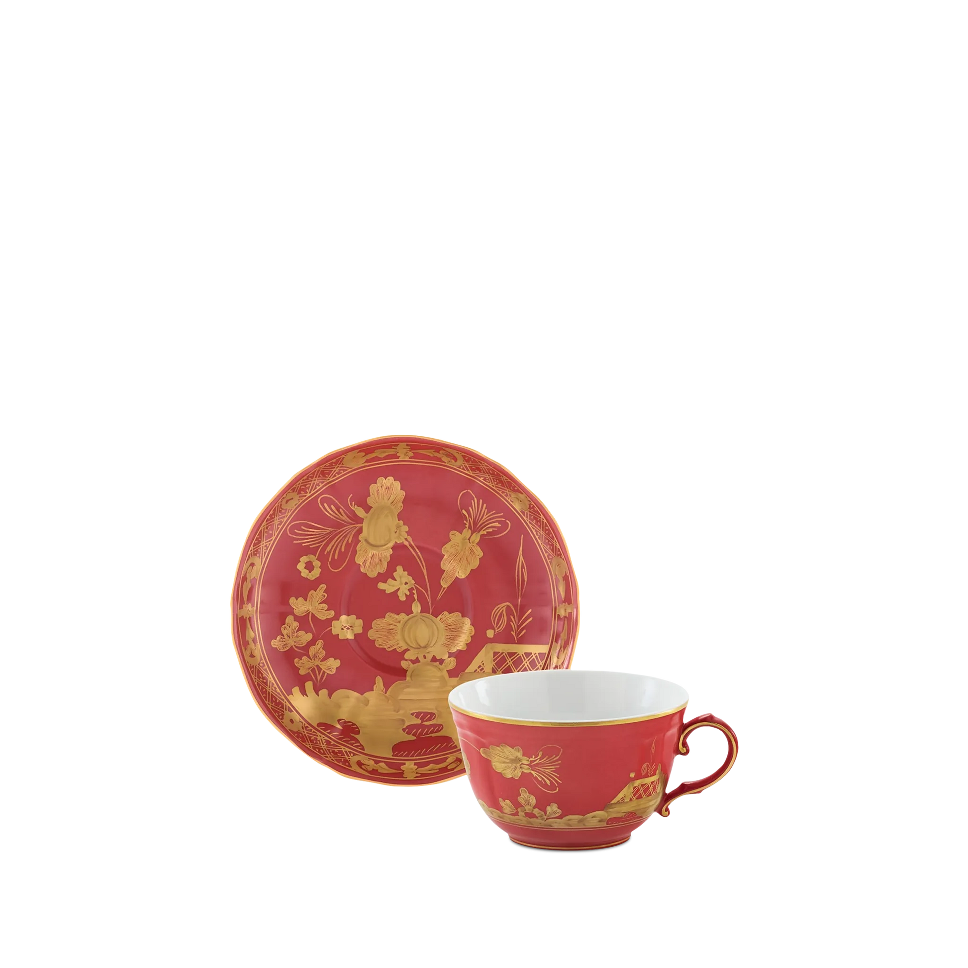 Xícara de Chá Oriente Italiano Rubrum.