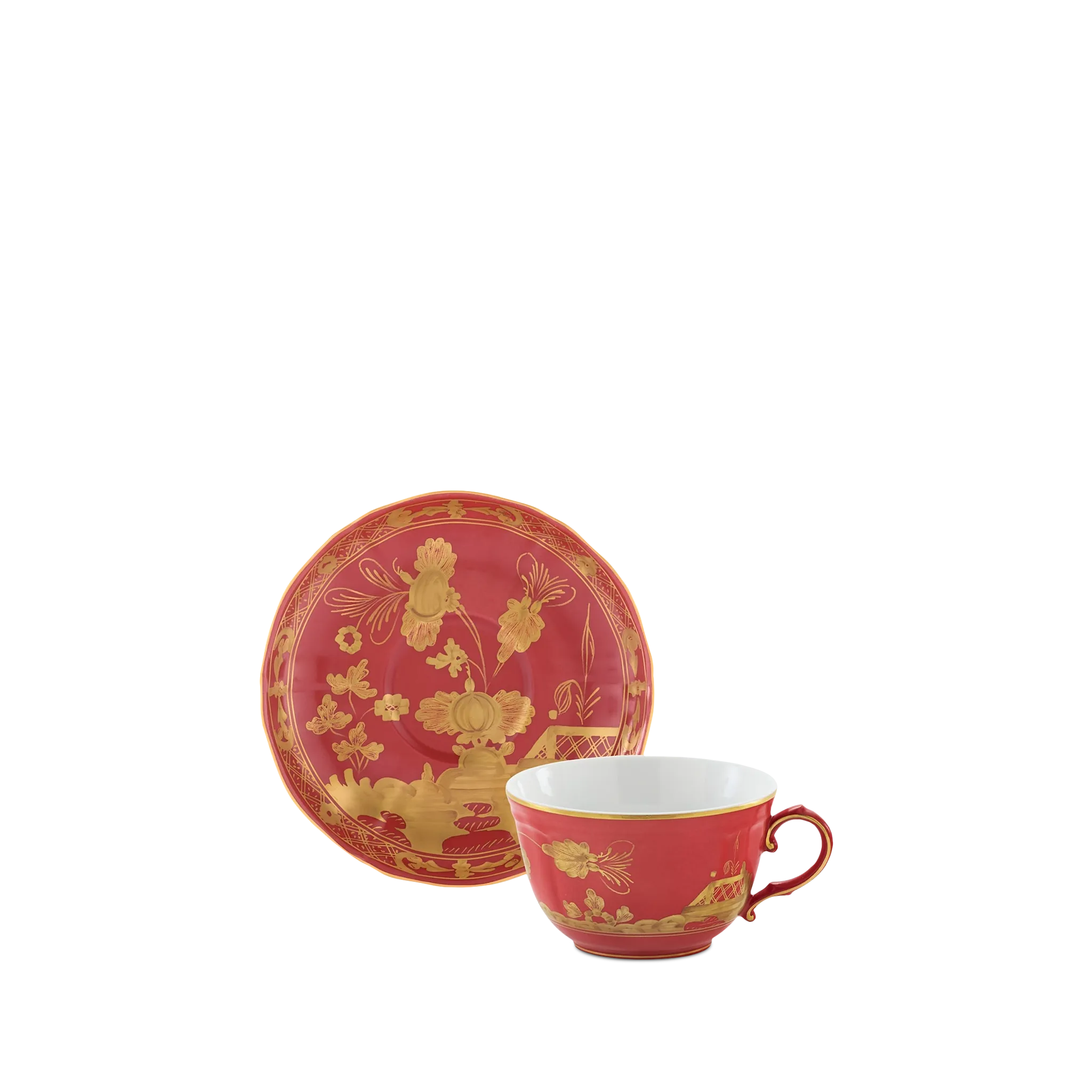 Xícara de Chá Oriente Italiano Rubrum.