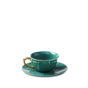 Xícara de Chá Verde Vintage.