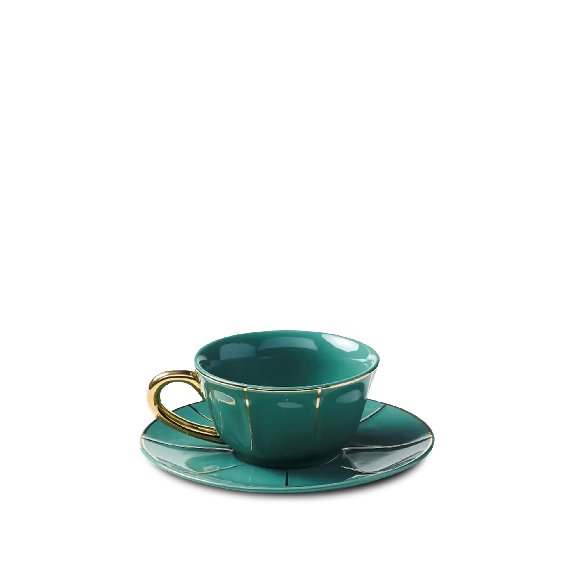 Xícara de Chá Verde Vintage.