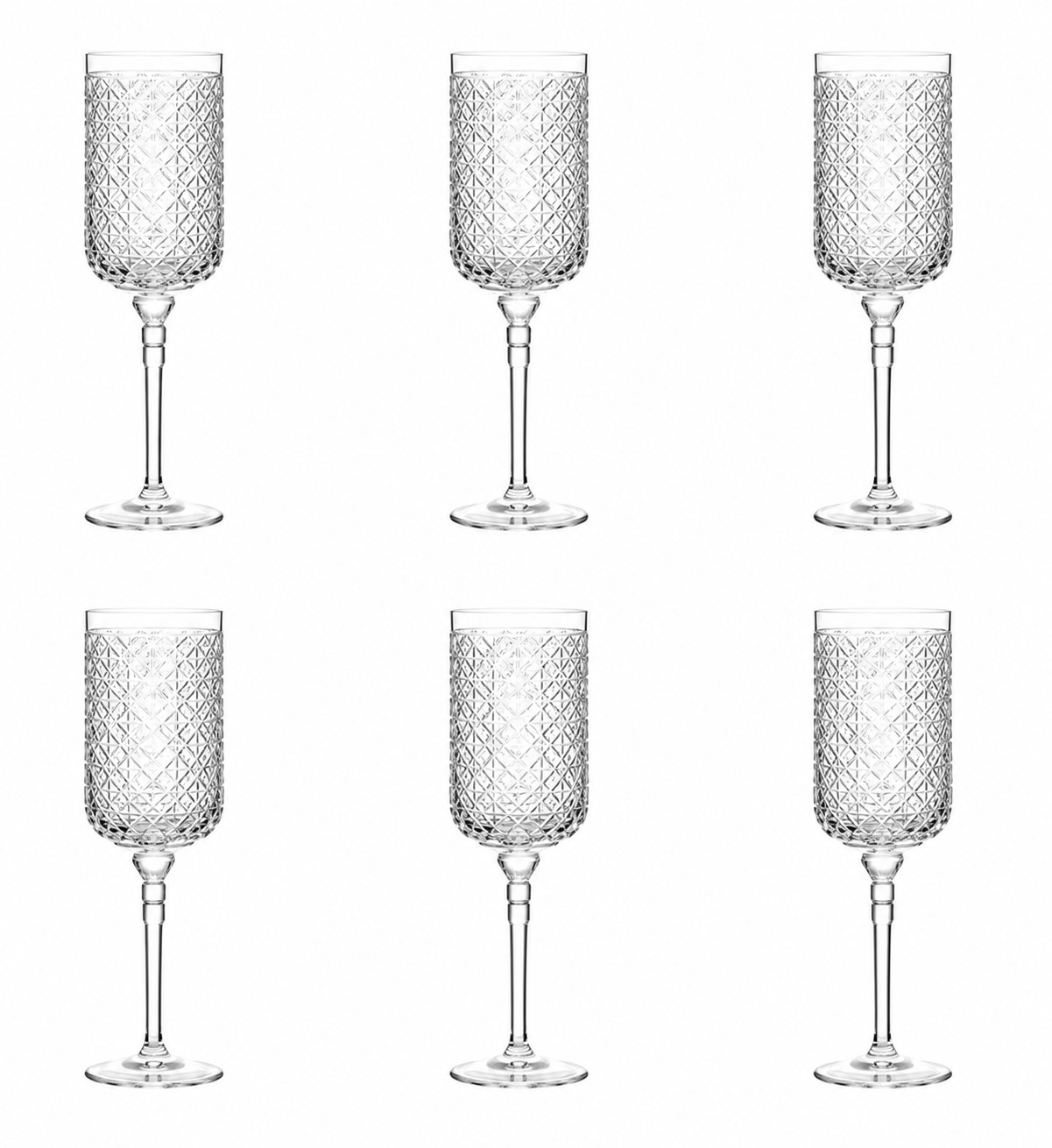 Jogo de 6 Taças Vinho Simetria