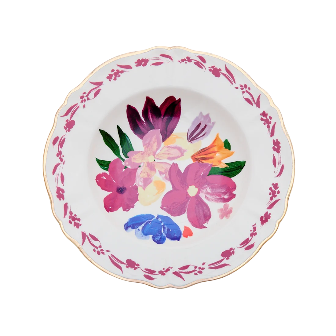 Prato Fundo Magenta Bouquet