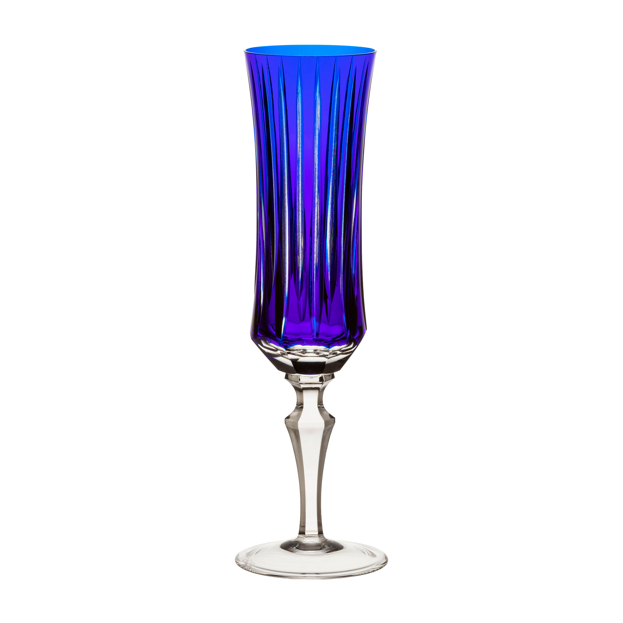 Taça Champagne Florença Azul Escuro