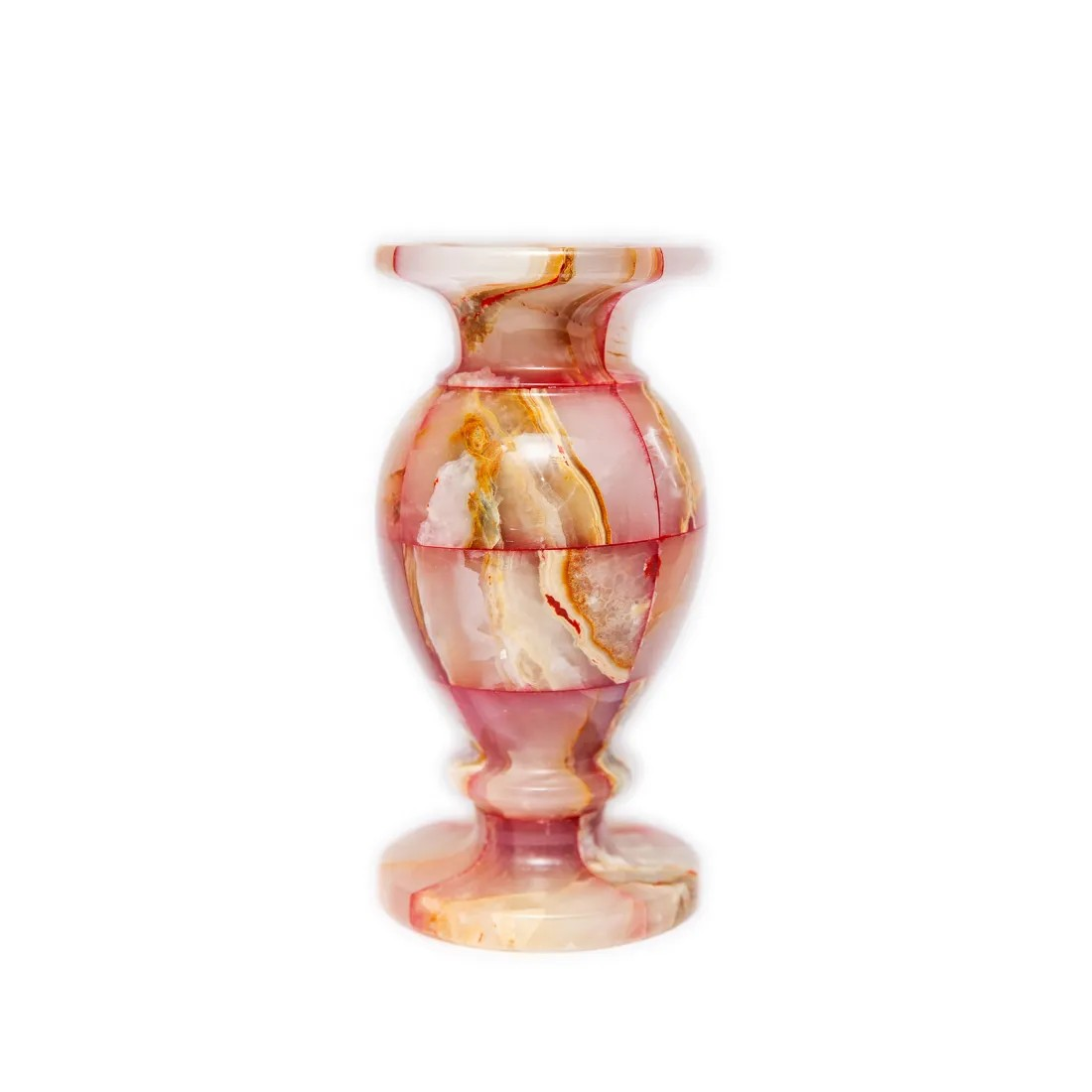 Vaso Ônix Quadriculado Rosa