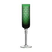 Taça Champagne Simetria Verde Escuro