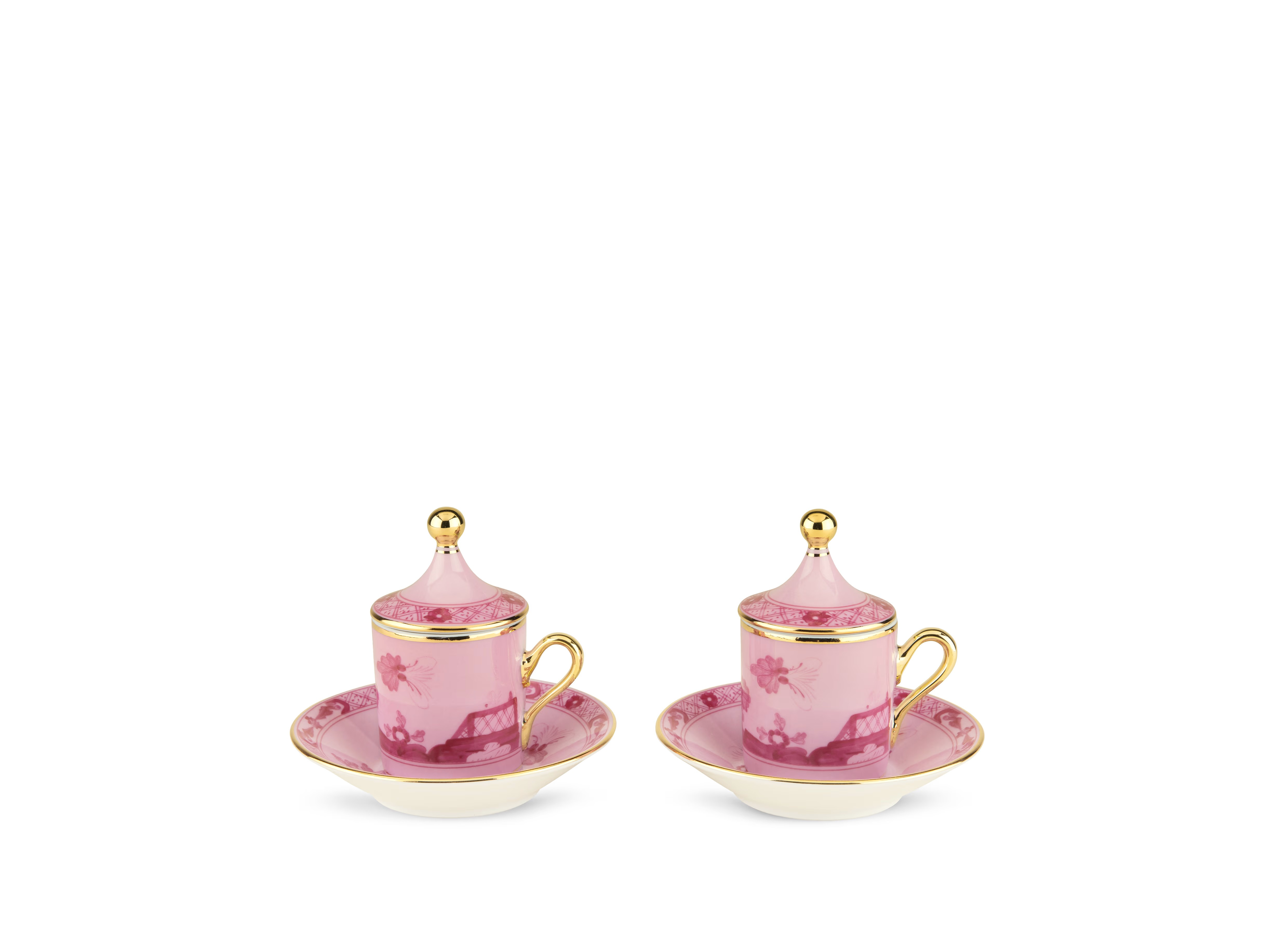 Set Xícara de Café Oriente Italiano Porpora