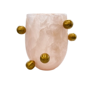 Vaso Calcita Esferas