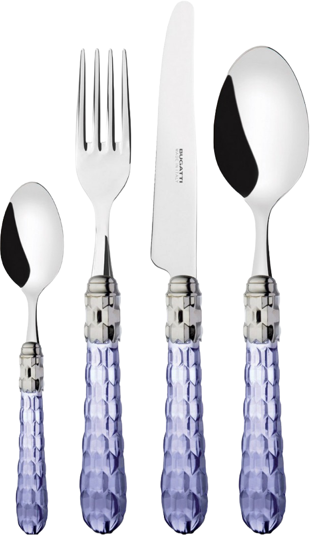 Set Faqueiro Cristallo Blue Bugatti Inox