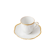 Xícara de café Pétala Ouro Pinto Paris