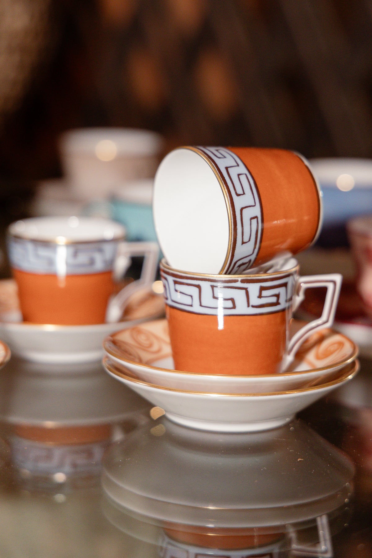 Set Xícara Café Viaggio Di Nettuno Terracota