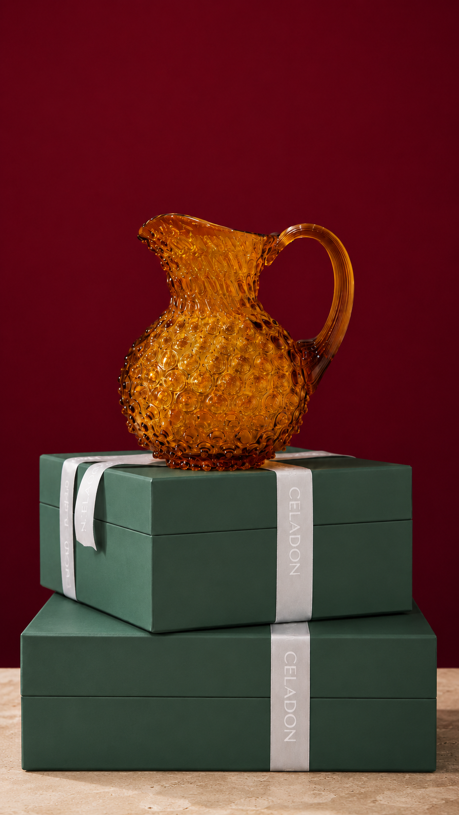 Jarra Hobnail Âmbar 2L