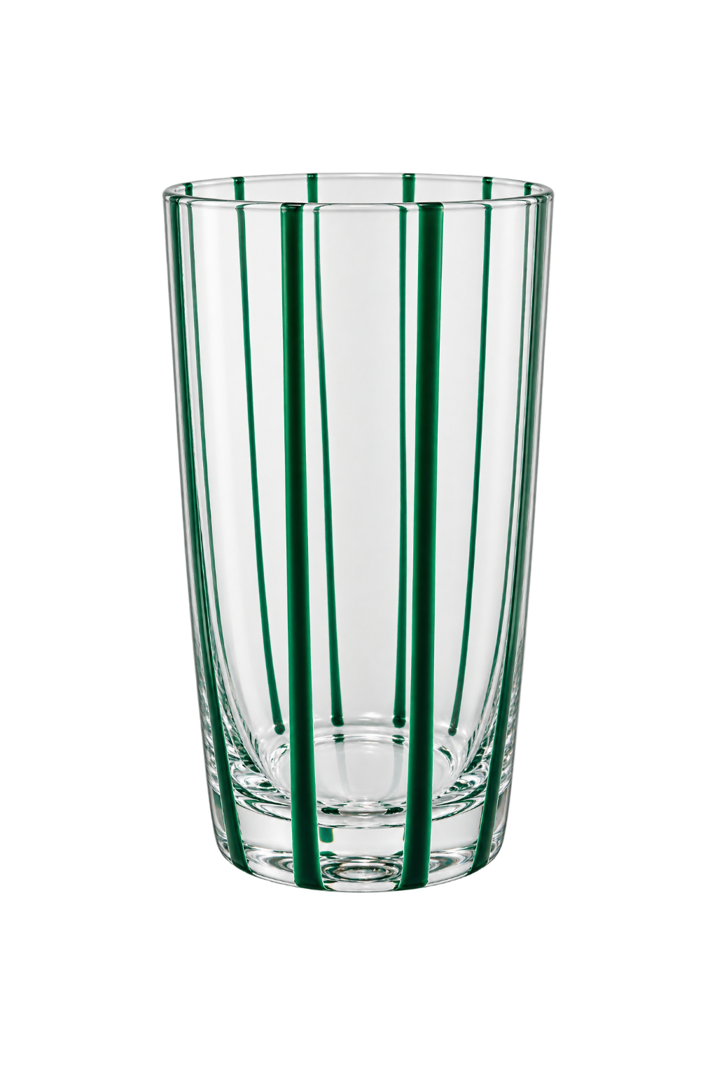 Copo Long Drink Listras Verde