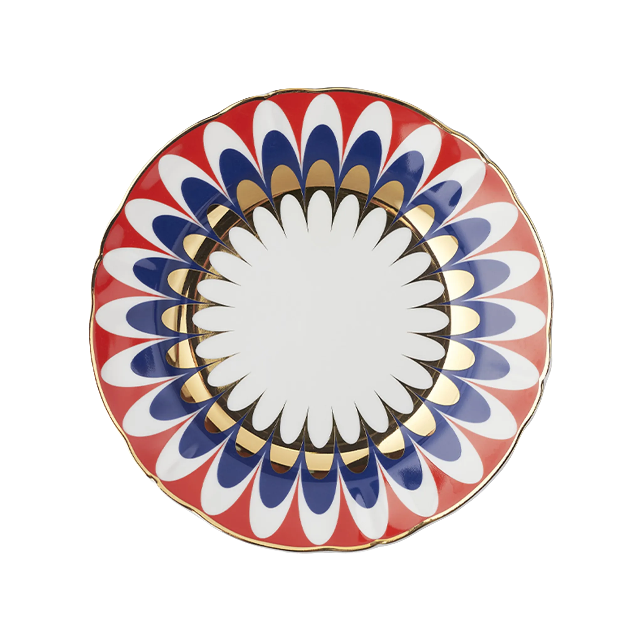 Prato Sobremesa Abracadabra Vermelho.