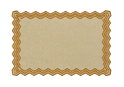 Jogo Americano Zig Zag Marrom