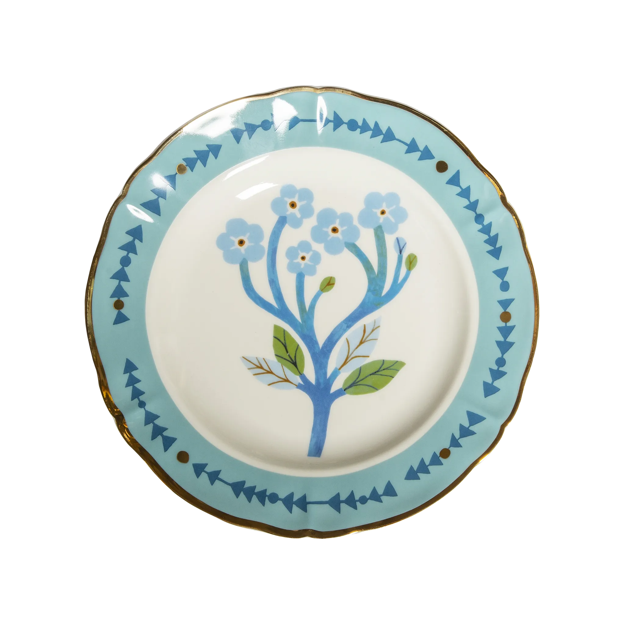 Prato Sobremesa Botanik Azul.