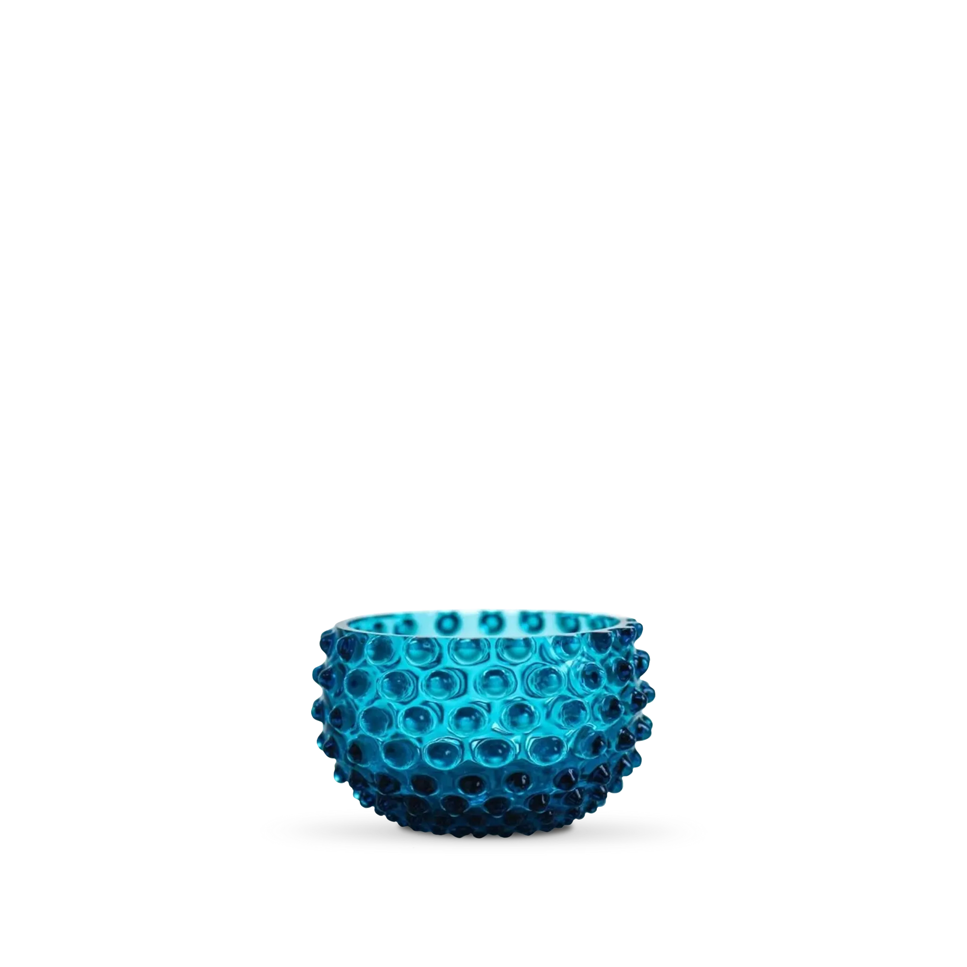 Bowl Hobnail Aquamarine.