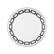 Vista frontal do Prato Raso Catene Nero.