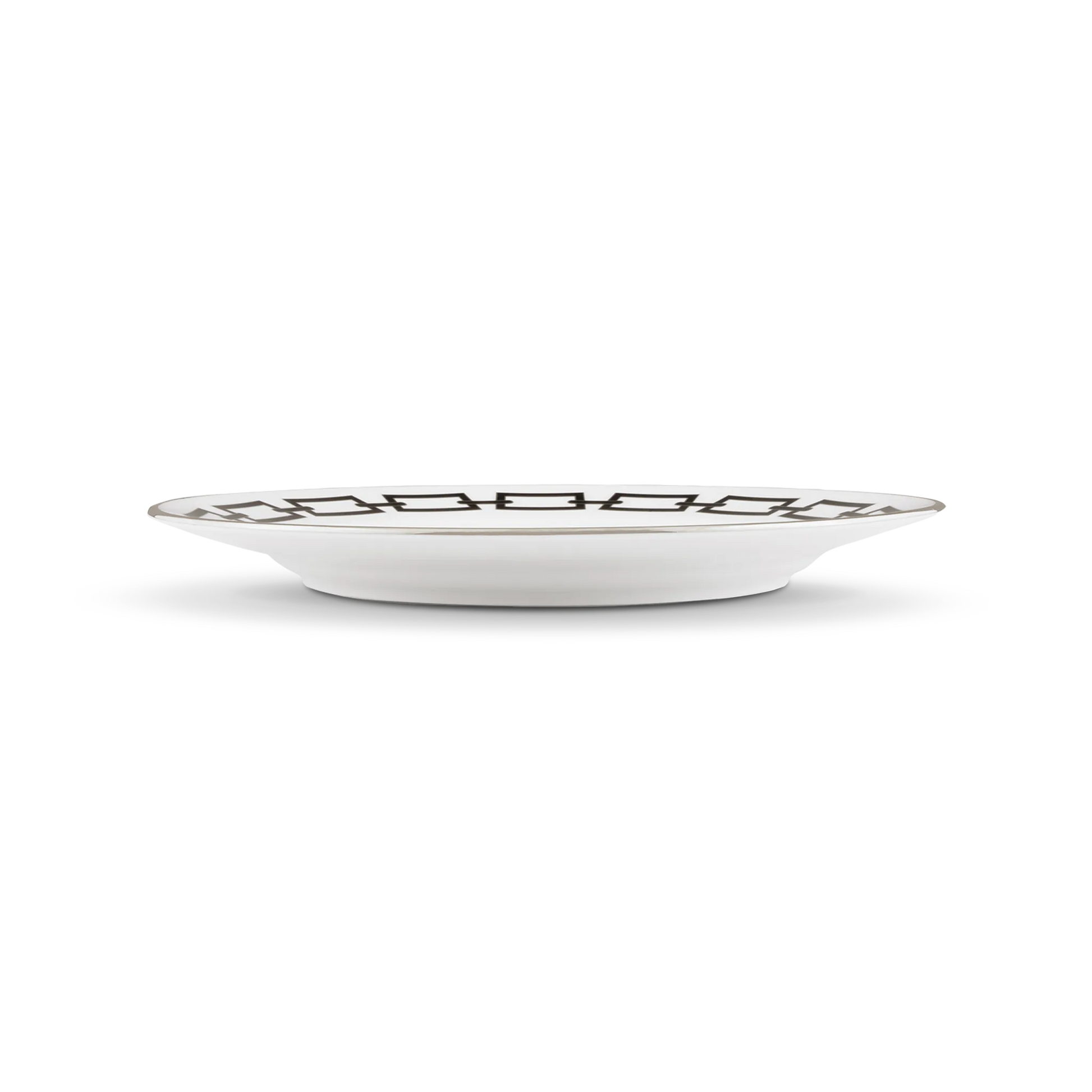 Vista lateral do Prato Raso Catene Nero.