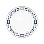 Vista frontal do Prato Raso Catene Zaffiro.