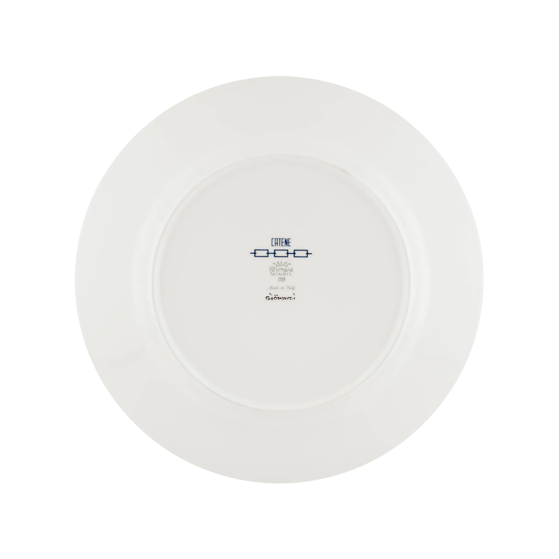 Verso do Prato Raso Catene Zaffiro.